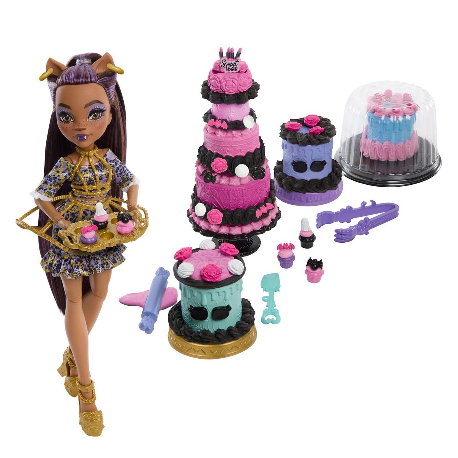 01150.jpg Scary Sweet Birthday Clawdeen Wolf (JBG78) - Image 1