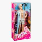 Barbie Movie: Ken Wearing Pastel Striped Beach Set (HPJ97) - Image 4