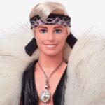Barbie Movie: Ken in Faux Fur Coat (HRF31) - Image 4